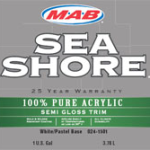 Equipment: M.A.B. Sea Shore Satin Paint